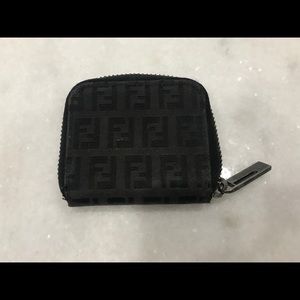 Black Fendi Wallet/Coin Purse